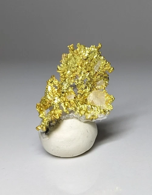 Pendentif En Or 22/23 Carats - Pépite D'Or Naturelle 2,83g (26mm) - Fabrication Française - Réf007
