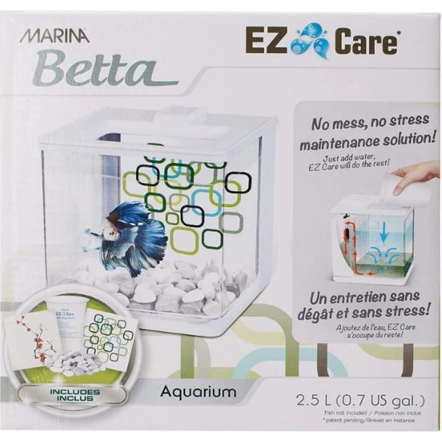 Marina Betta EZ Care Aquarium Kit 0.07 gallon - White