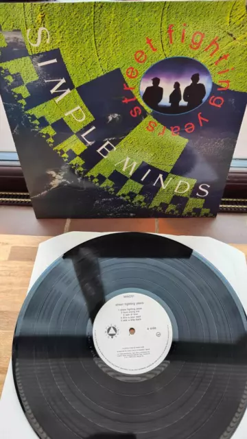 Simple Minds Street Fighting Years Vinyl Lp Cat Minds 1