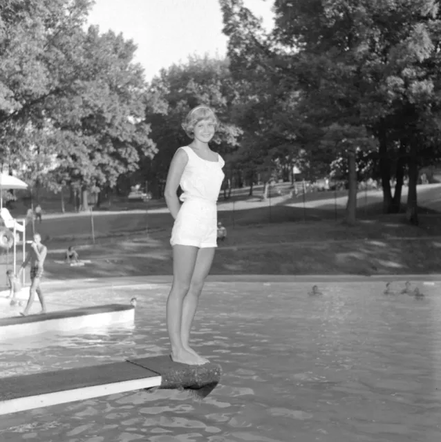 Vintage Pinup Negative 1960s Pretty Blonde Outdoor Pose 4 00 Picclick