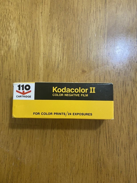 Película vintage Kodacolor II 110 color negativo caducada 07/1985 totalmente nueva sin abrir