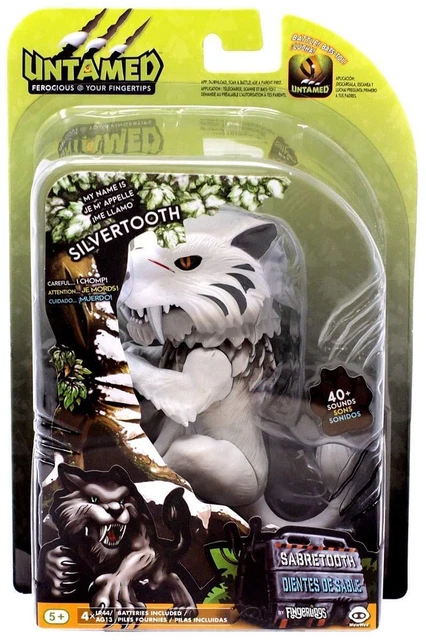WowWee Fingerlings Untamed T-Rex Iron Jaw - Dinosauro Interattivo Blu