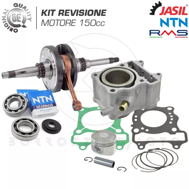 KIT CILINDRO PISTONE ALBERO MOTORE + CUSCINETTI HONDA SH 125 ie 2009 - 2012