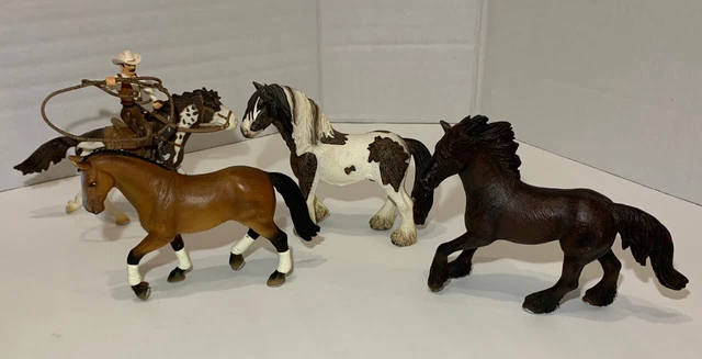 Lot Of 5 Schleich Model Horses 2004, 2007 & More