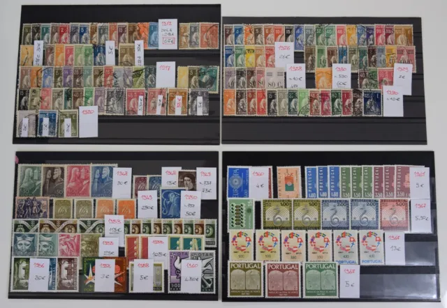Portugal Sammlung 1912-1967 auf Steckkarten , Katalogwert +1150€
