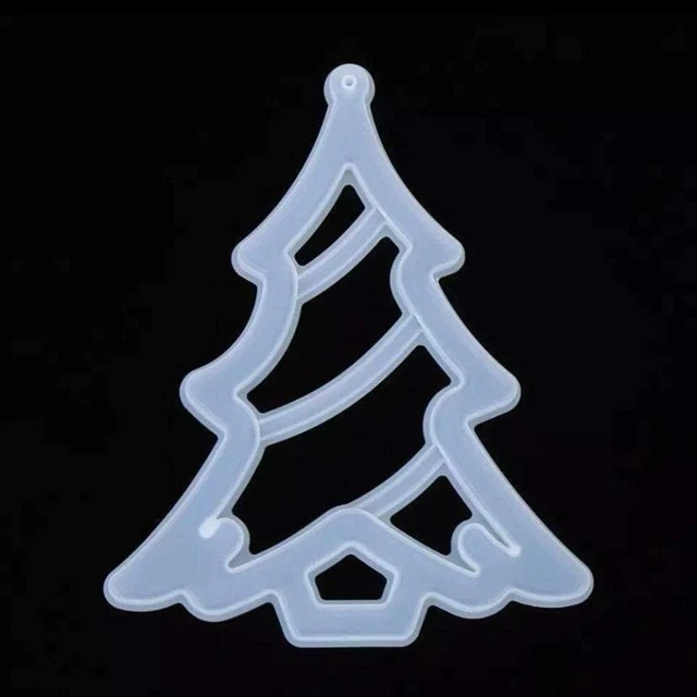 Molde de silicona resistente a altas temperaturas para adornos navideños hágalo usted mismo