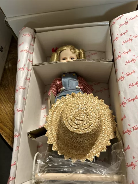 Shirley Temple Rebecca of Sunnybrook Farm Danbury Mint 14" Doll NRFB #C8532