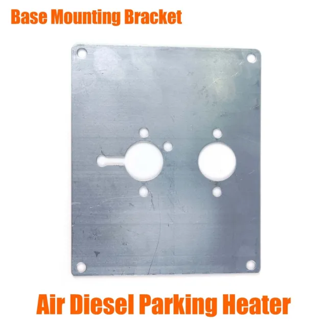 Air Diesel Heater Base Mounting Bracket Plate Flat Silver For Car Truck Camper