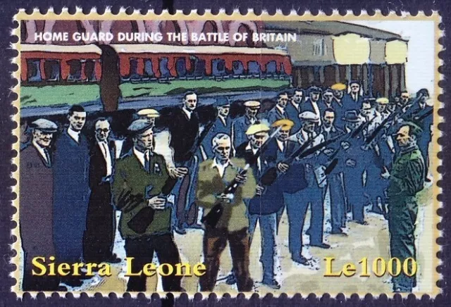 Sierra Leone 2001 MNH, II World War, Home Guards in Battle of Britain [Ps]