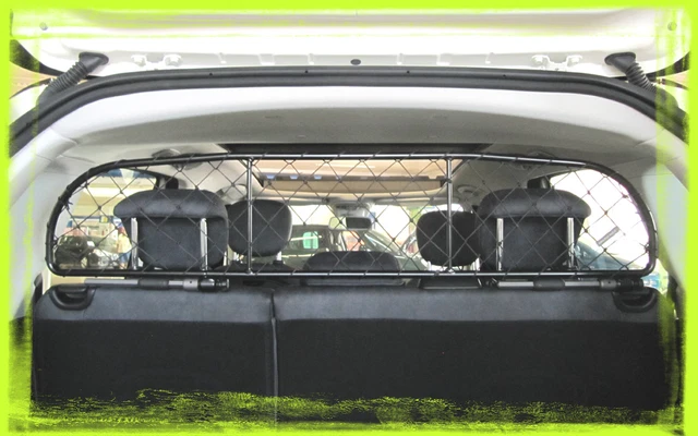 Rete Elastica Per Bagagliaio Auto, 90 x 30 cm Rete Portaoggetti Auto con 4 Gancio, Nylon