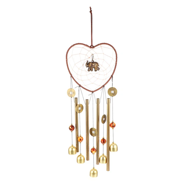 1 stück Elefant Herzform Wind-Bell Dream Catcher Windkingern (sortierte Farbe)