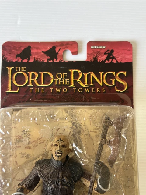 ISENGARD ORC LORD of the Rings The Two Towers action figure Toy Biz $35 ...