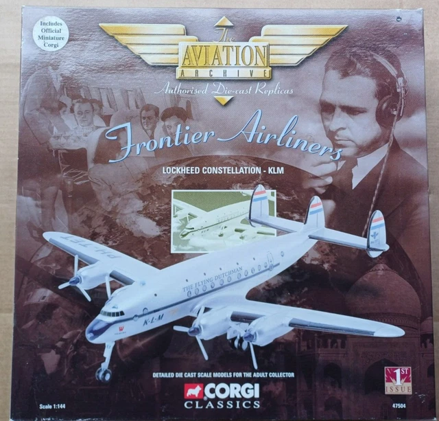 Voiture 1/144 Corgi Frontier Airlines Lockheed Costellation Twa En