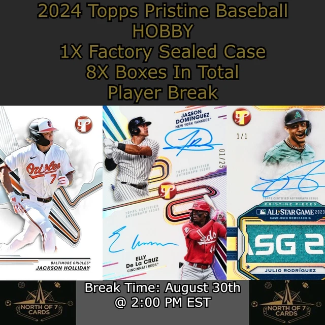 PAUL SKENES 2024 Topps Pristine Baseball Hobby 1X Case Player BREAK