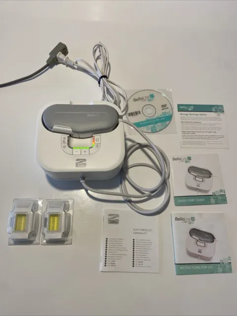 BellaLite by Silk'n Pulse Hair Removal System + 2 Extra Lamps Cartridges. No Box