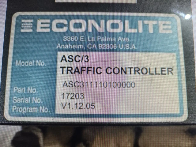CONTROLADORES ECONOLITE ASC3-1000 para gabinetes de señales de tráfico ...