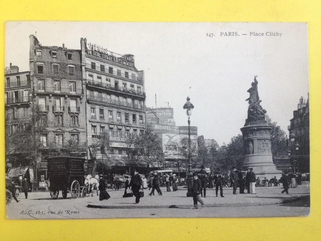 cpa PARIS Transport Circulation ATTELAGE Grand Magasin DUFAYEL VOITURE CALÈCHE