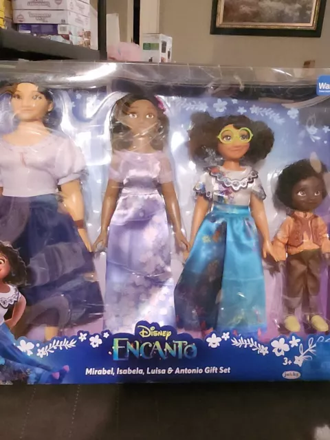 Disney ENCANTO Exclusive 4-Doll Set Mirabel, Isabela, Luisa & Antonio  NIB/Sealed