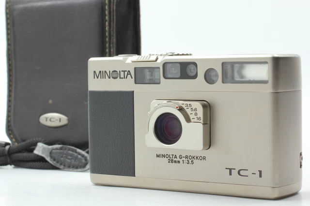 Meter Works! [Near MINT+++ w/Case ] Minolta TC-1 35mm Film Camera Compact Japan