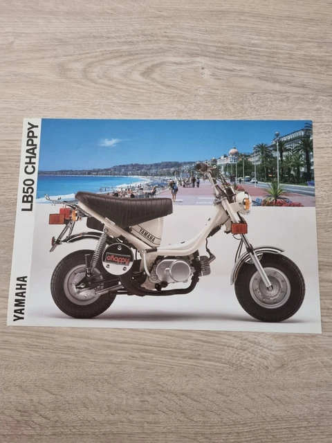 BROCHURE PROSPECTUS CATALOGUE Yamaha Chappy 50 1990 EUR 8,99 - PicClick FR