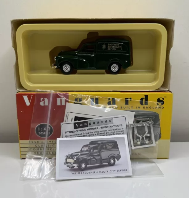 Vanguards VA11009 - MORRIS MINOR Southern Electric Van - Mint in Good Box