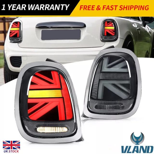 VLAND LED Tail Lights for BMW Mini FWD F55 F56 F57 Cooper 2014-2023 Sequential