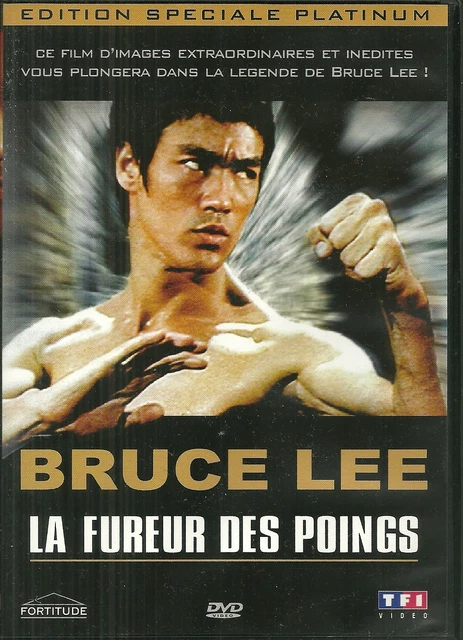 DVD - LA FUREUR DES POINGS avec BRUCE LEE / FILM DOCUMENTAIRE / COMME NEUF