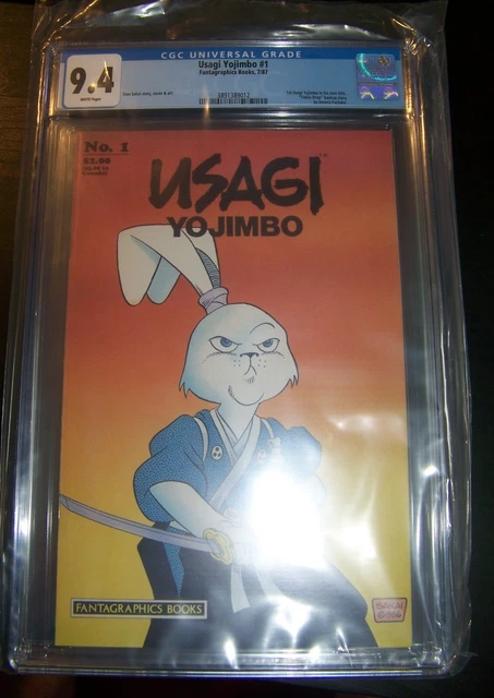 CGC Universal Grade 9.4, Usagi Yojimbo 1, July 1987, Stan Sakai