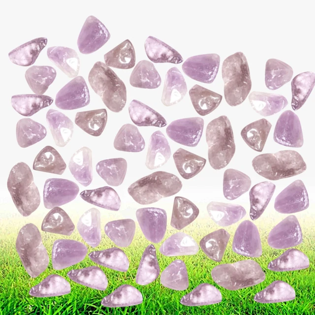 100 pietre cristallo sfuso per decorazione ametista ghiaia Pea