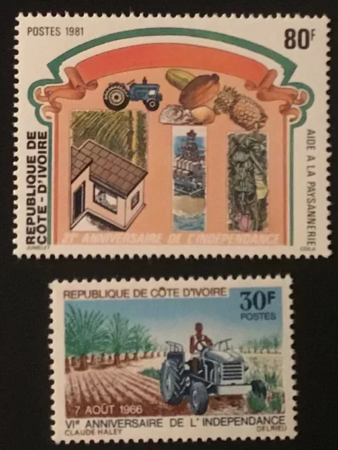 Ivory Coast - 2 stamps MNH - 503