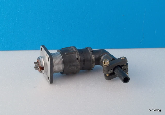 4 Pin Connectors Set 27A 560V  Military Silver Plated / 2Rm Amphenol Analog