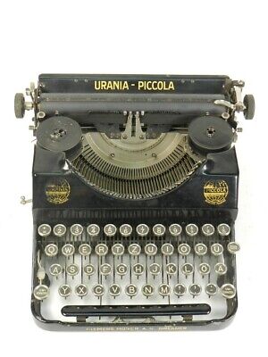 Maquina De Escribir Urania Piccola Año 1926 Typewriter Scrheibmascnine
