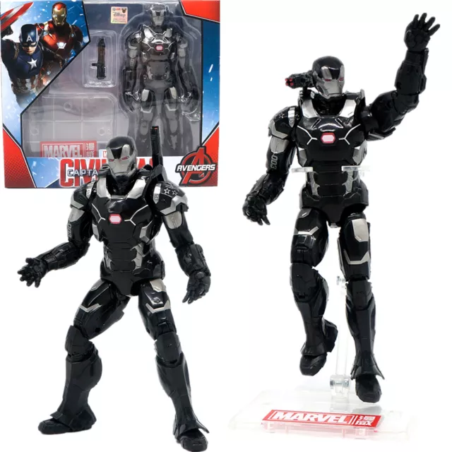 ZD Toys Marvel Avengers Civil War Machine 7'' PVC Action Figure Model Toy Gift