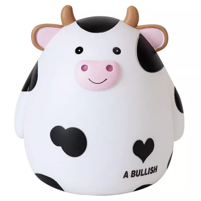 Piggy Bank Cute Cartoon Cow Piggy Bank Home Decoration Childrens Gift Saving