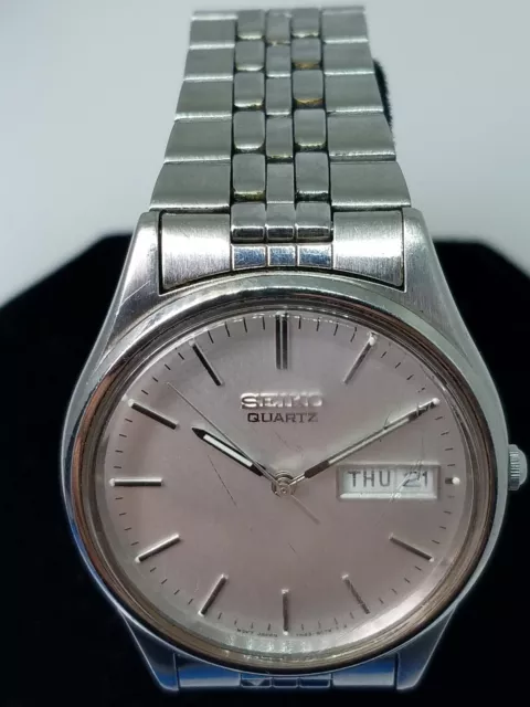 SEIKO WATCH 7N43-8329, silver, stainless steel, water resistant! EUR 19,88  - PicClick IT