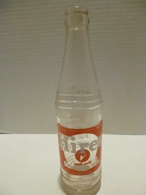 Vintage Hires Roots Barks Herbs Orange Label Glass Bottle
