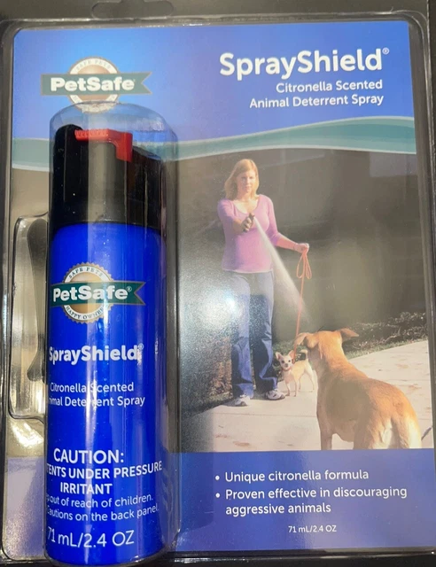 PetSafe SprayShield ANIMAL DETERRENT Citronella Spray - Dog Deterrent 2.4-Ounce