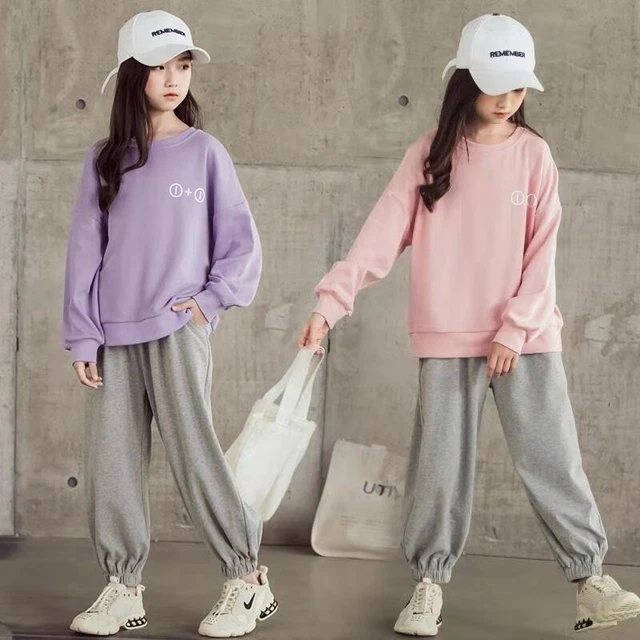 Top Manica Lunga E Pantaloni 2 Pezzi Primavera Autunno per Bambini Tuta Vestiti
