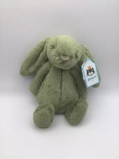 Brand NWT Jellycat Bashful Bunny Rabbit Small Fern