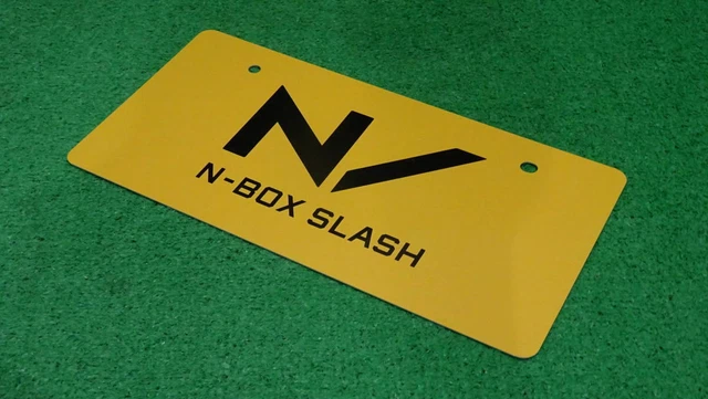 Honda N-BOX SLASH Genuine Mascot License Plate  Exhibition Car DBA-JF1,JF2