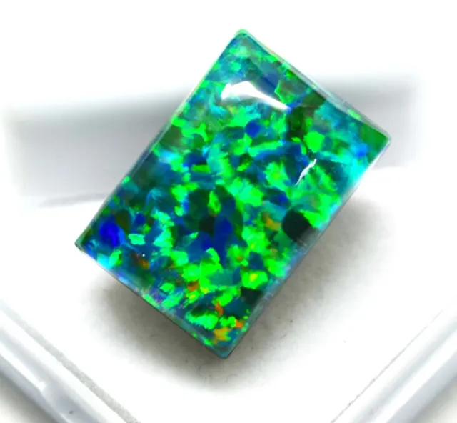 19.65CT Certificado Multicolor Punto Natural Ópalo de Fuego Corte Holgado Gema