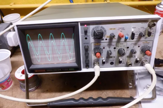 Hitachi Analogue Oscilloscope. V 212. Fully Refurbed And Calibrated.