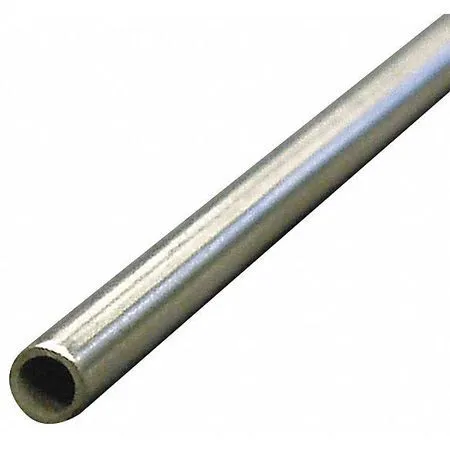 Zoro Select 3Afd7 3/8" Od X 6 Ft. Welded 316 Stainless Steel Tubing