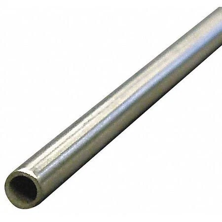 Zoro Select 3Afd7 3/8" Od X 6 Ft. Welded 316 Stainless Steel Tubing