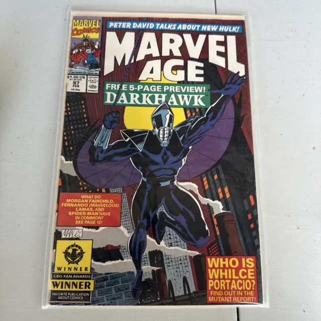 Darkhawk #1  Marvel 1991 Comic Book 1st App. of Darkhawk
