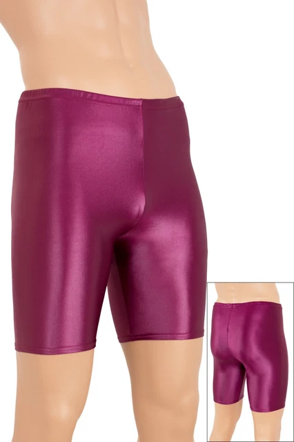 ML-Sport24 Herren Leggings Glänzend - Stretch Hose 80% Polyamid 20% Elasthan