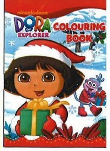 Dora The Explorer Christmas Colouring Book Book The Cheap Fast Free Post