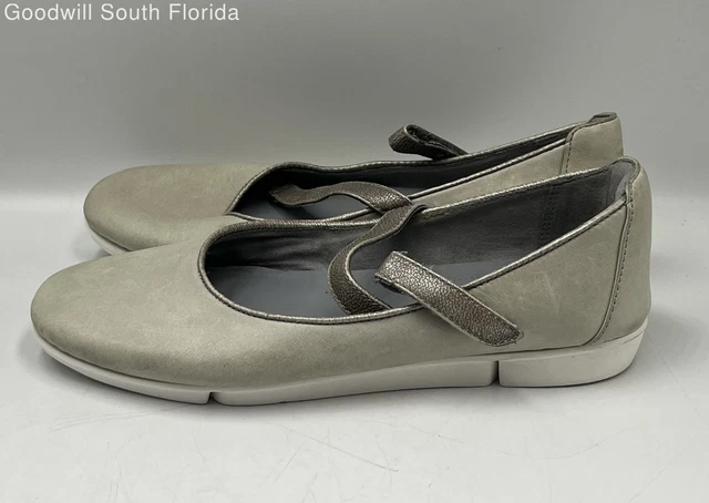 CLARKS TRIGENIC TRI Axis Grey Blue Leather Comfort Flat Shoes Size UK 3 D BNIB 25.95 PicClick UK
