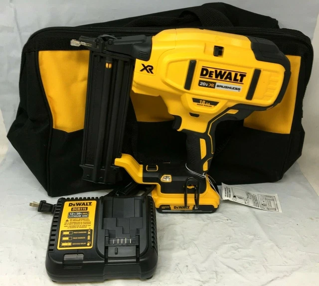 DEWALT DCN680D1 20V MAX LiIon XR 18 GA Cordless Brad Nailer Nail Gun