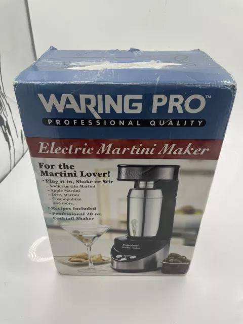 Waring Pro Professional Electric Martini Maker Black & Chrome WM007